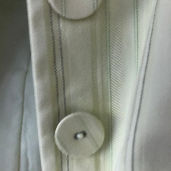 Light Green Striped Blazer - Nine West - Picture 4 of 6